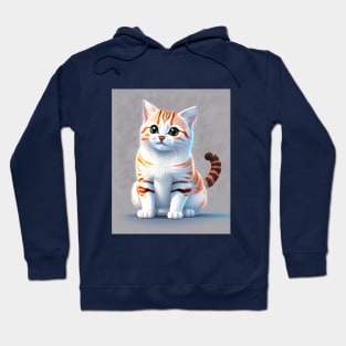 Fall in love with our adorable Cute Little Kitty T-shirt Hoodie